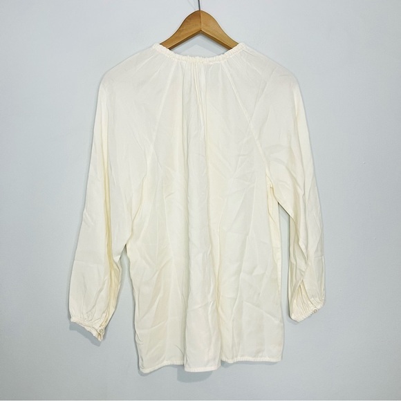 NWT EVERLANE The Gathered Shirt in Butterlite size small - Picture 4 of 8